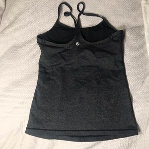 Lululemon SM Charcoal grey workout tank